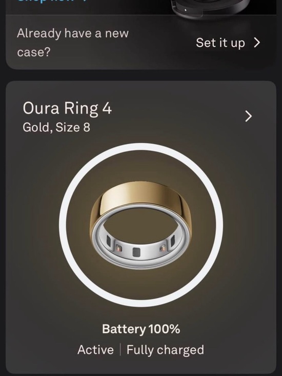 Oura Ring 4 Gold Gen 4 - Picture 3 of 4